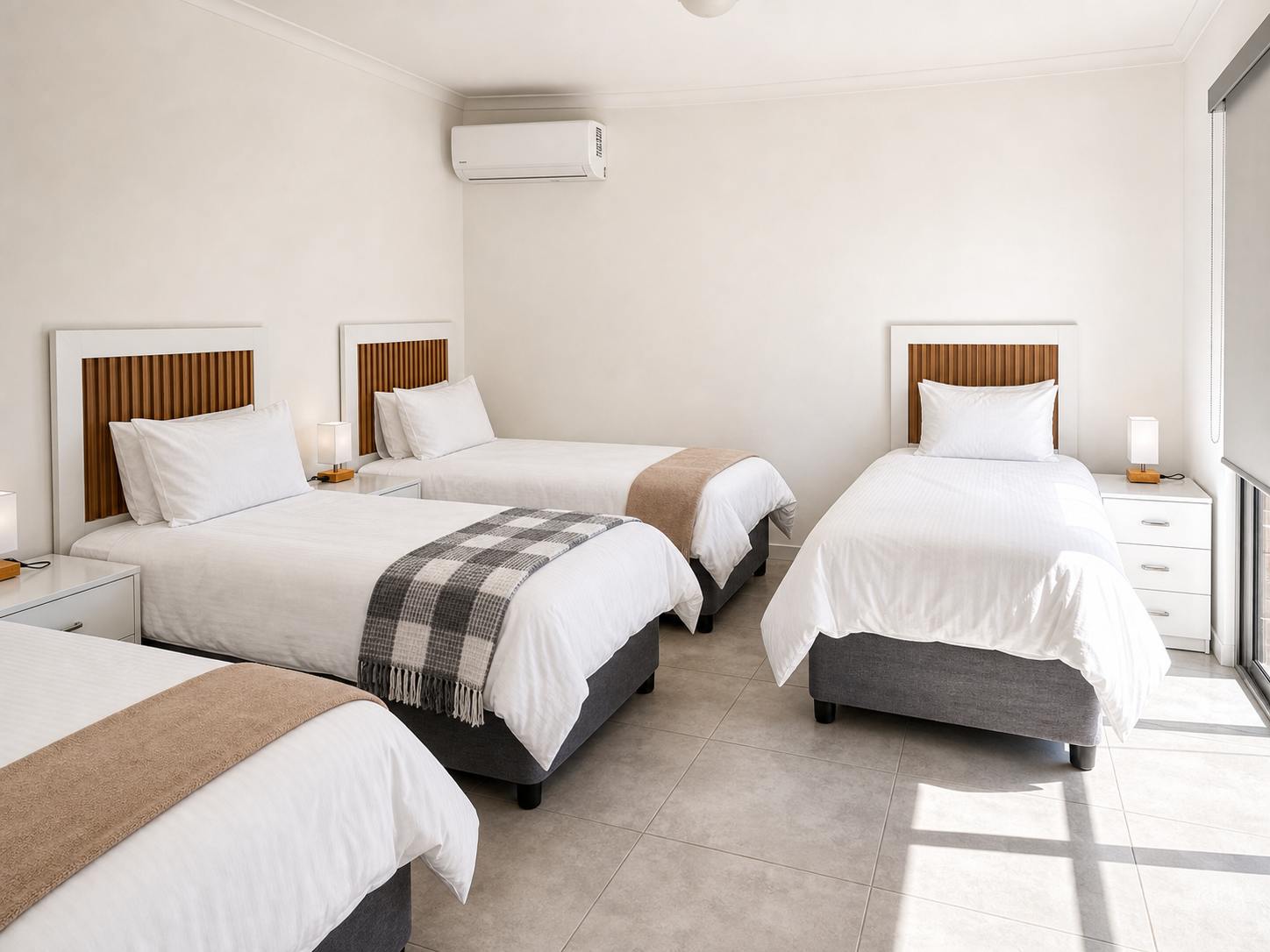 Multi-bed bedroom
